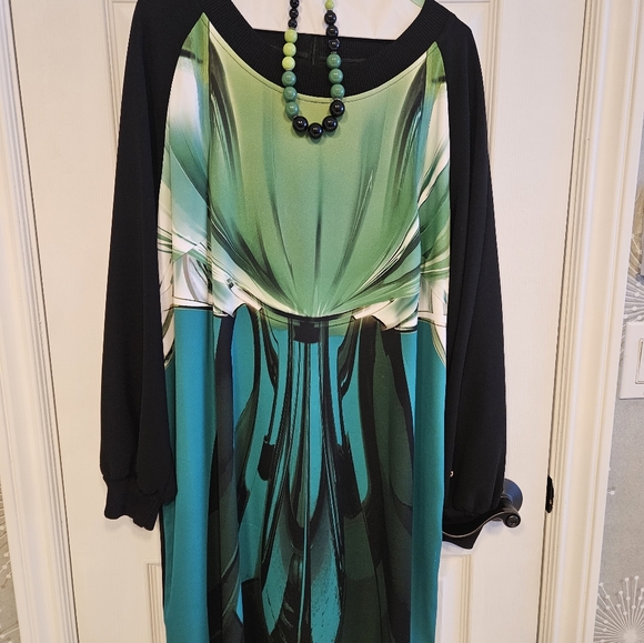 Marina Rinaldi Women Dress Plus Size 16 - Picture 7 of 10